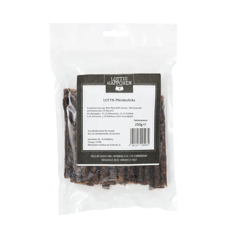 LOTTIS HÄPPCHEN Pferdesticks 250 g Markenware